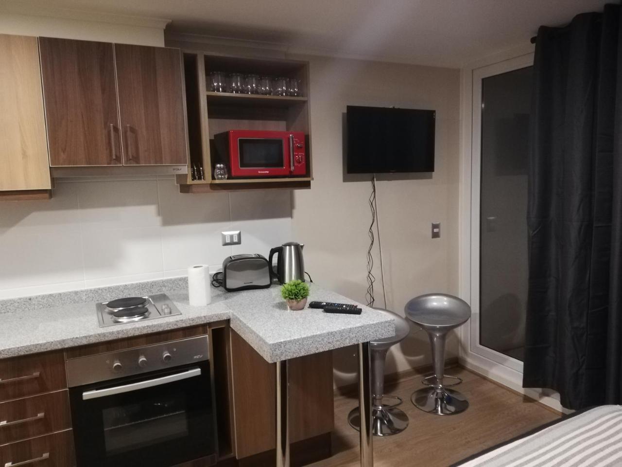 Depto Estudio 1811 Edificio Centro Blanco Con Estacionamiento Temuco Ngoại thất bức ảnh